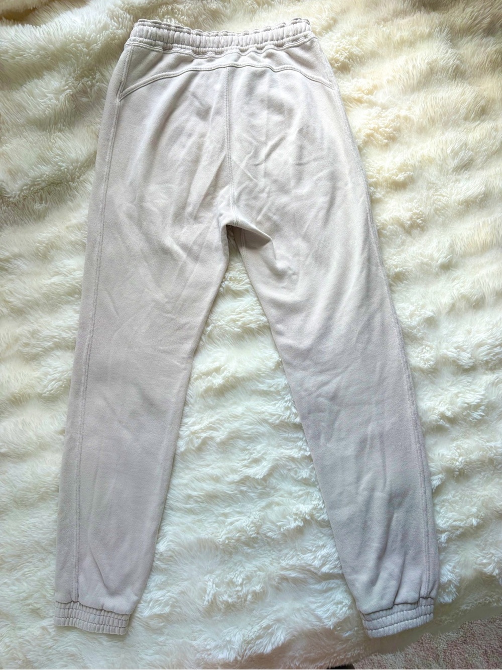 Abercrombie & Fitch Women’s Cream Drawstring Joggers - Picture 5 of 5